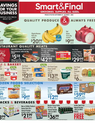 Smart & Final ad catalog