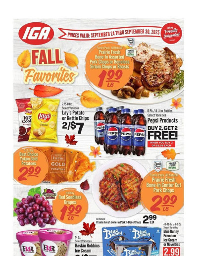 IGA ad catalog