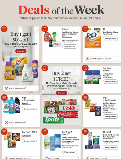 Walgreens ad catalog