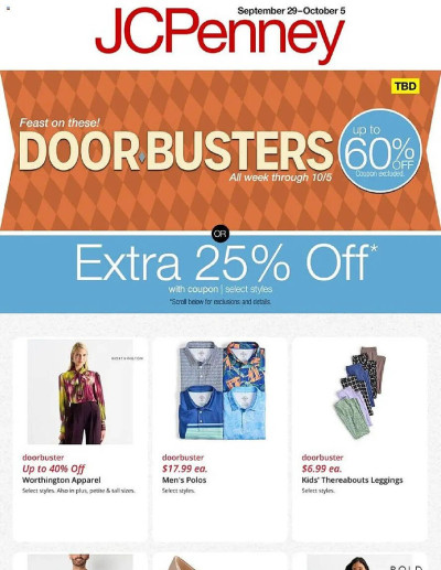 JC Penney ad catalog