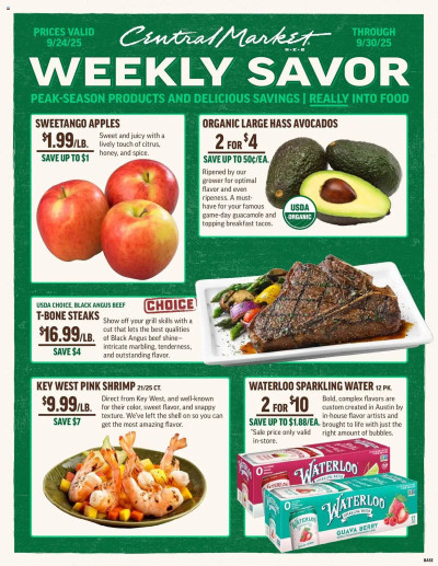 Central Market ad catalog
