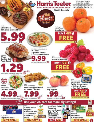 Harris Teeter ad catalog