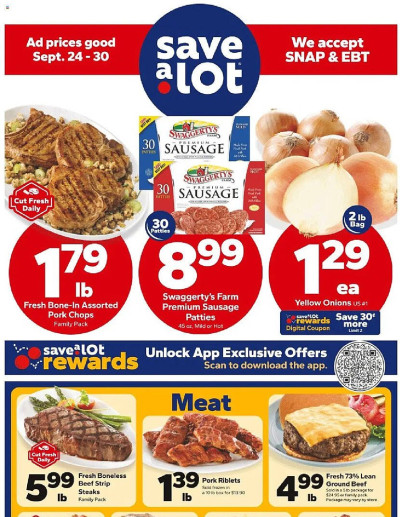 Save a Lot ad catalog