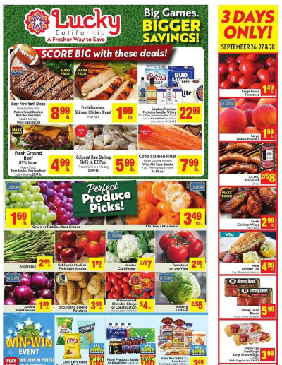 Lucky Supermarkets ad catalog