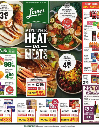 Lowes Foods ad catalog