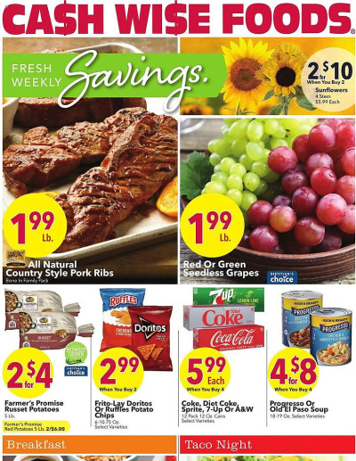 Cash Wise flyer ad catalog