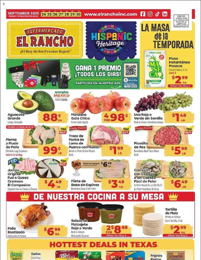 Supermercado El Rancho ad catalog