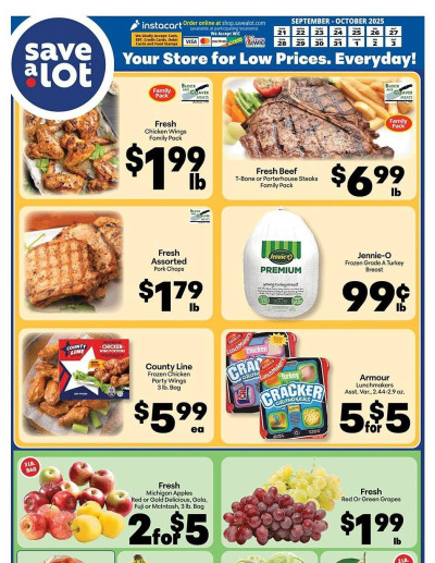 Save a Lot ad catalog