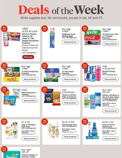 Walgreens ad catalog