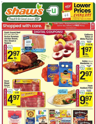 Shaw's flyer ad catalog