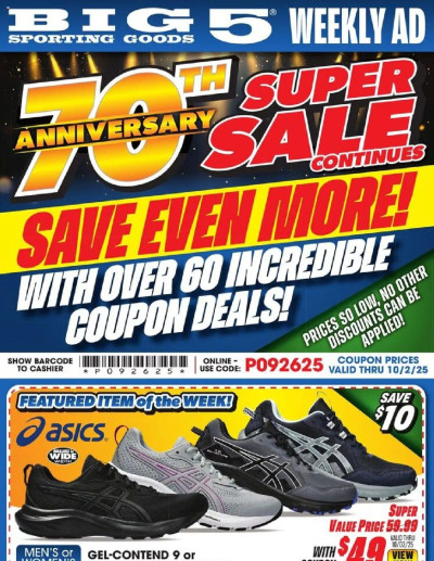 Big 5 ad catalog