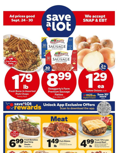 Save a Lot ad catalog
