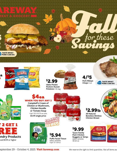 Fareway ad catalog