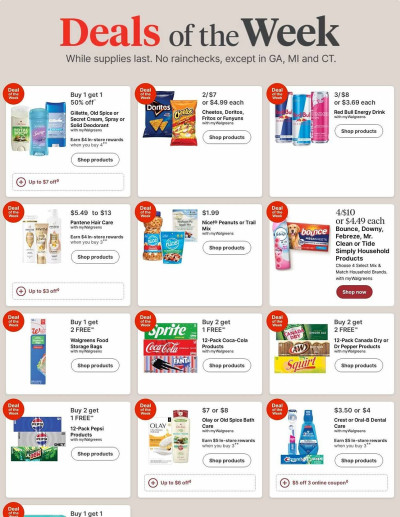 Walgreens ad catalog