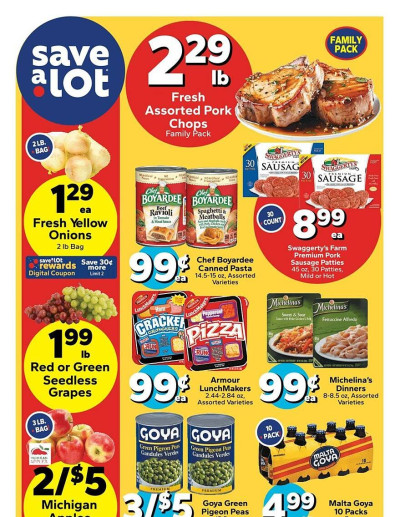 Save a Lot ad catalog