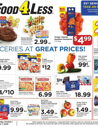 Food 4 Less ad catalog