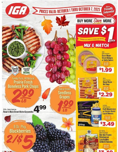 IGA ad catalog