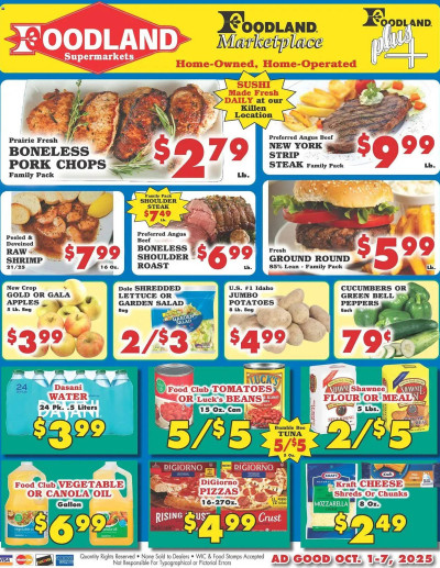Foodland ad catalog