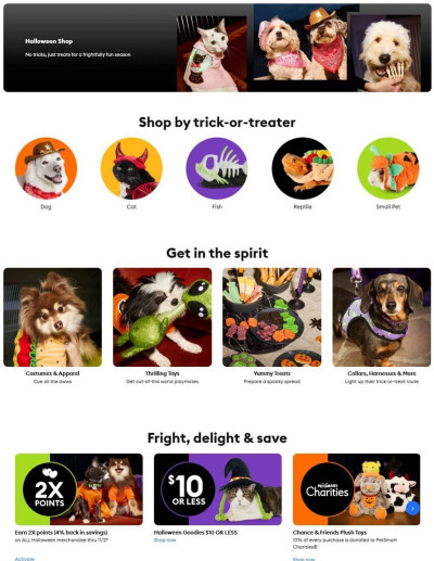 Pet Smart ad catalog