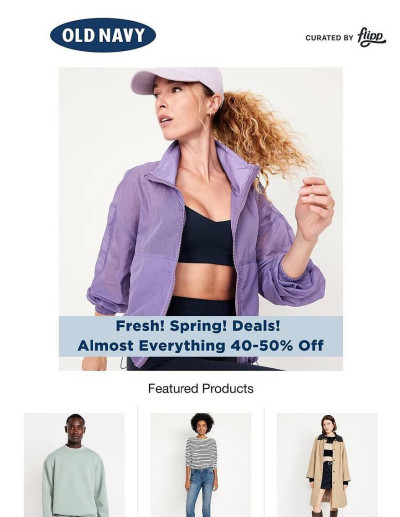 Old Navy ad catalog