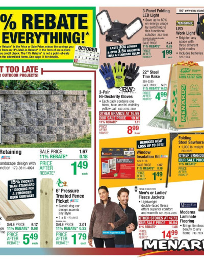 Menards ad catalog