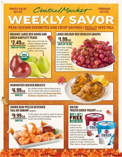 Central Market ad catalog
