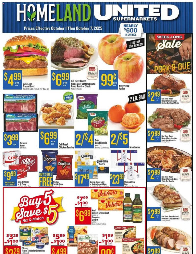 Homeland Market ad catalog