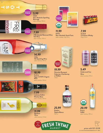 Fresh Thyme ad catalog