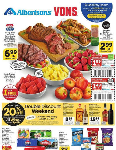 Vons ad catalog