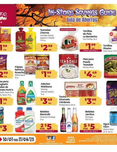 Cardenas ad catalog
