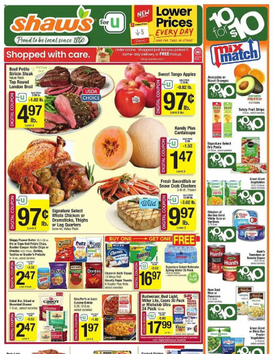 Shaw's flyer ad catalog