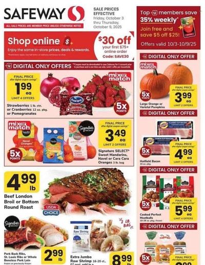 Safeway ad catalog