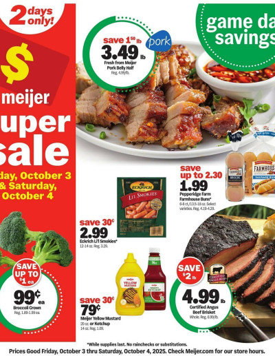 Meijer ad catalog