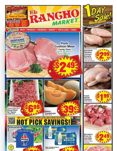 Supermercado El Rancho ad catalog