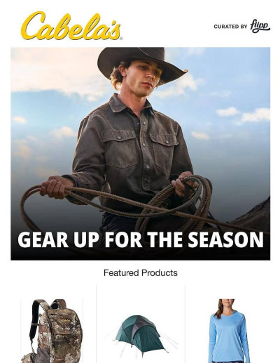 Cabela's ad catalog