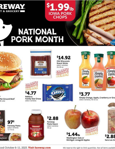 Fareway ad catalog