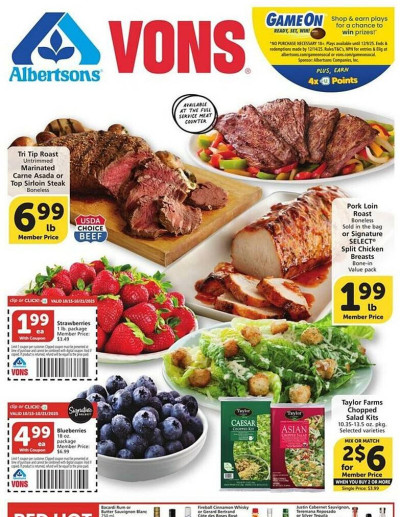 Vons ad catalog