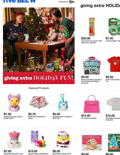 Five Below ad catalog