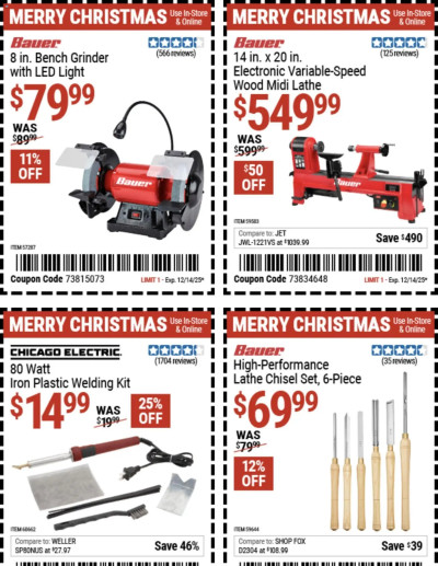  Latest Harbor Freight Christmas Coupon Deals ad catalog
