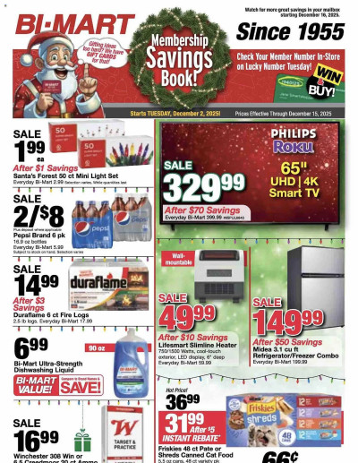 Bi-Mart ad catalog
