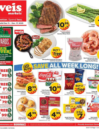 Weis Markets ad catalog