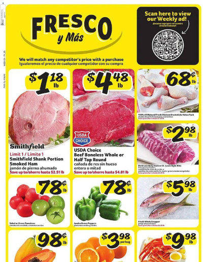 Fresco y Más ad catalog