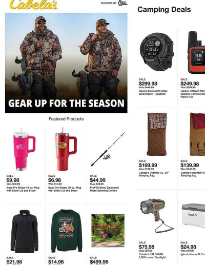 Cabela's ad catalog