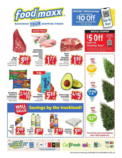 Foodmaxx ad catalog