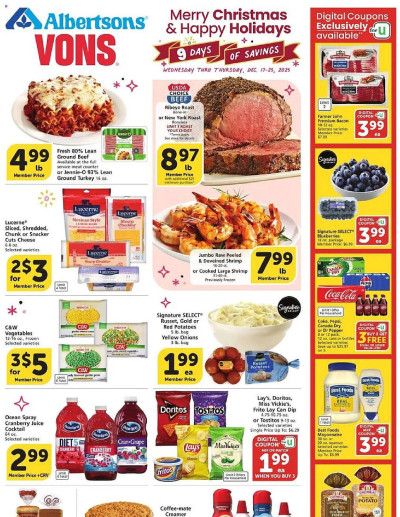 Vons ad catalog