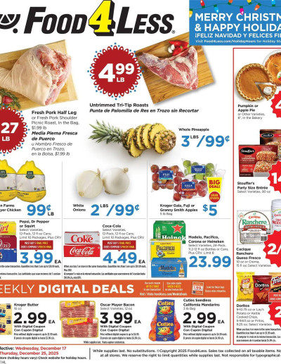 Food 4 Less ad catalog