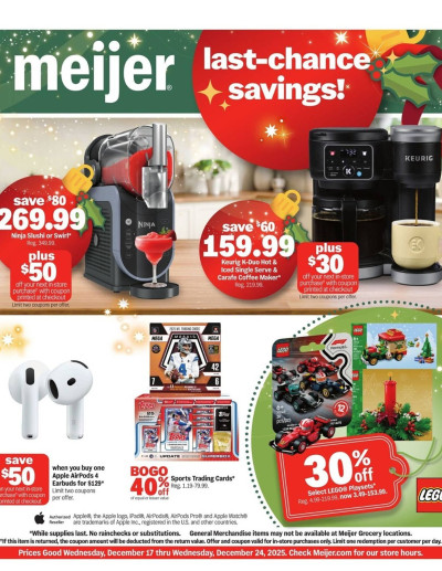 Meijer ad catalog