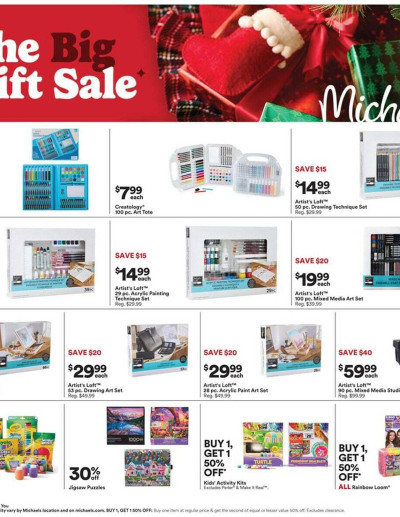 Michaels ad catalog