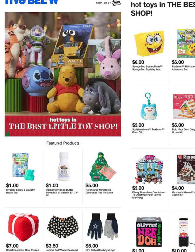 Five Below ad catalog