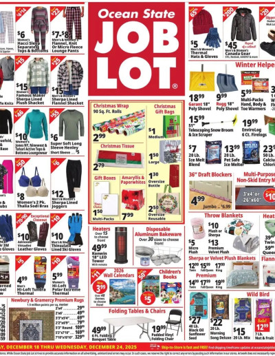 Ocean State Job Lot  - CT ad catalog
